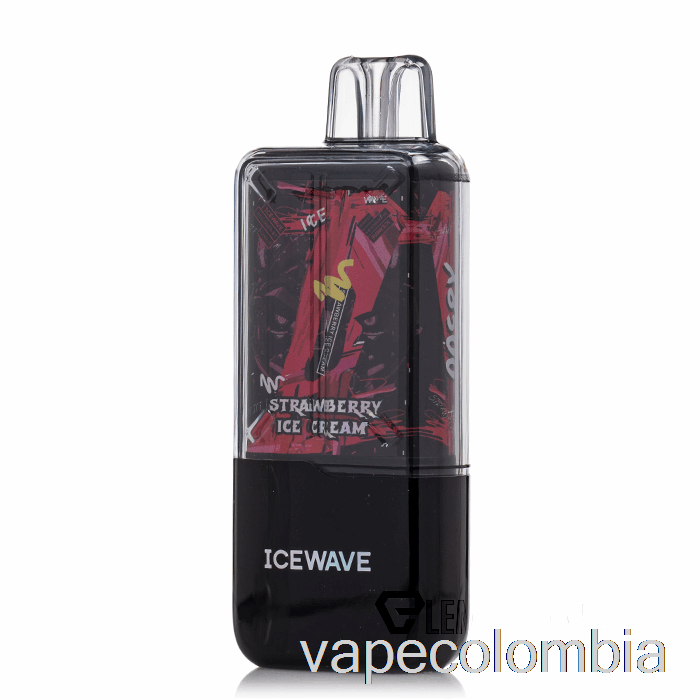 Vape Recargable Icewave X8500 Desechable Helado De Fresa